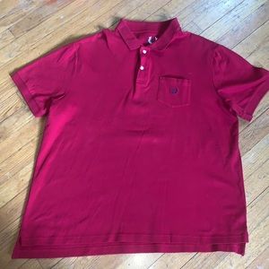Dark Red Chaps Polo Shirt